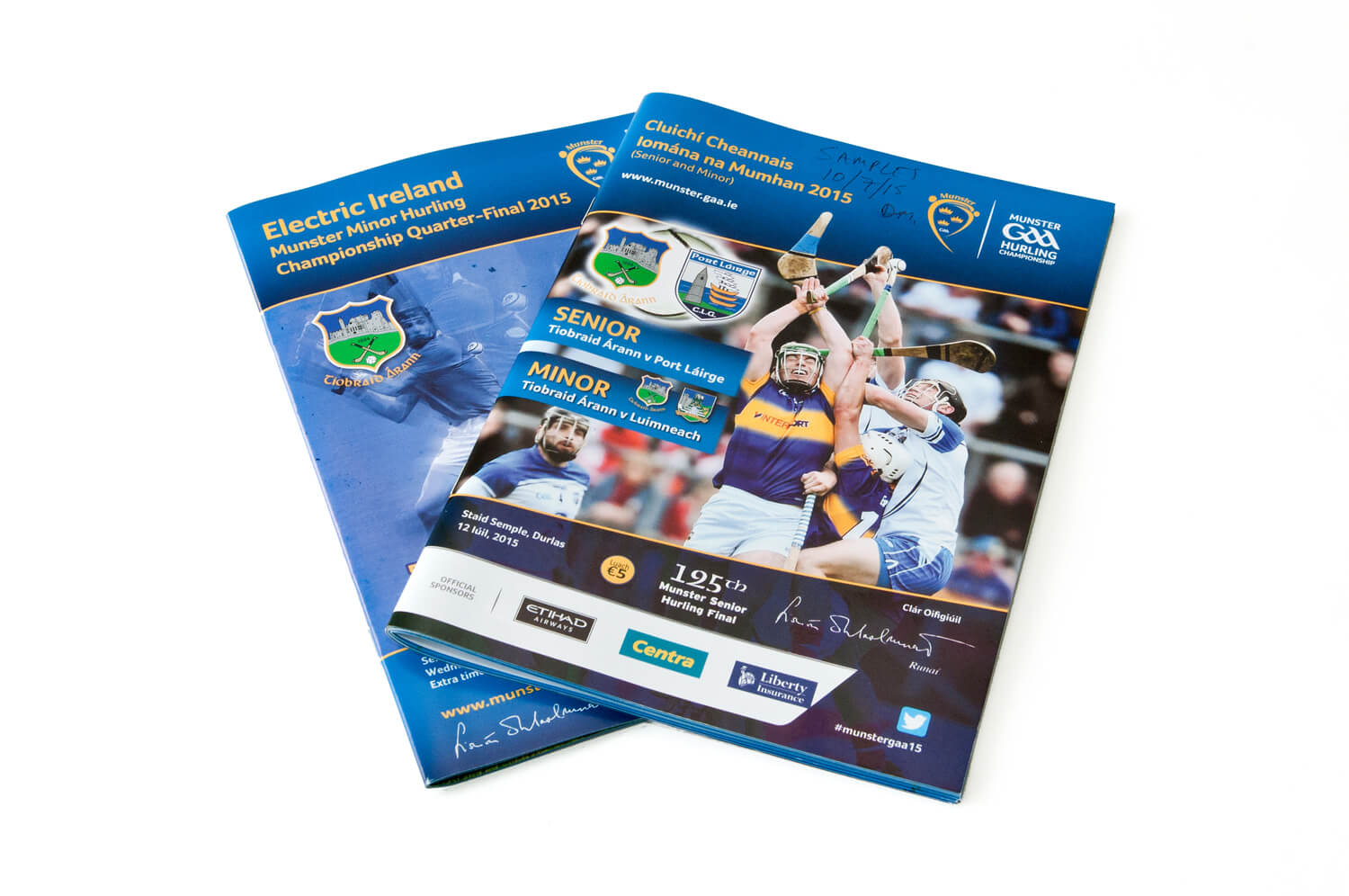 GAA Programme print saddle stitch