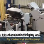 Buckle folder, machinery, print, printer, limerick, brochure, small folds, business announcement,