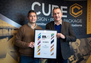 Irish Print Awards 2017 Events and Corporate Stationary Printer of the year winner CUBE